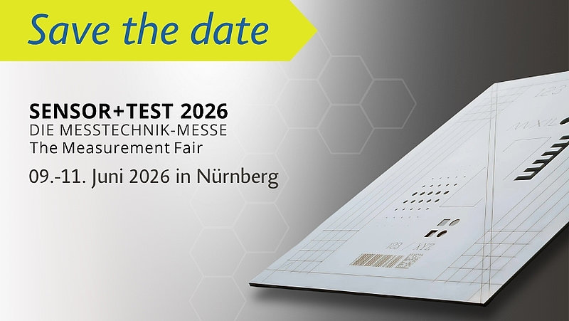 Save the Date: SENSOR+TEST 2026 in Nürnberg Dresden